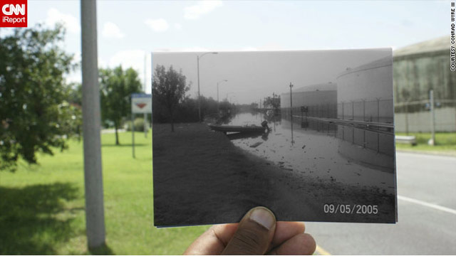 Photographer Conrad Wyre took shots from Katrina's aftermath in 2005 and revisited those locations recently.
