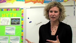 English teacher Sarah Wessling wants schools to have more teachers who can make a difference in students' lives.