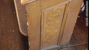 The church still has some of its original pews from the 1850s, with ancient phrases carved into the sides.