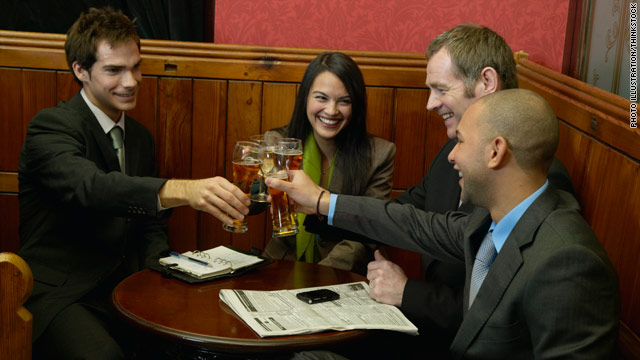 Being friendly with coworkers can alleviate some of the stresses of a job.