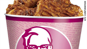 KFC will donate 50 cents from each pink bucket sale to organizations funding cancer research.