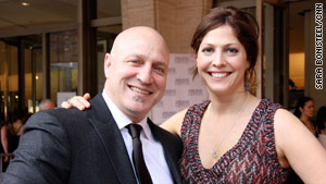 Tom Colicchio and his wife, Lori Silverbush, at the James Beard Awards.