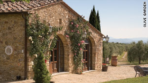 Riserva di Fizzano is a cooking school part of the year and a bed and breakfast the rest of the time.