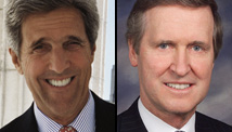 John Kerry, left, and William Cohen