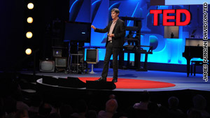 Author and blogger Steven Berlin Johnson speaks at TED Global in Oxford, England.