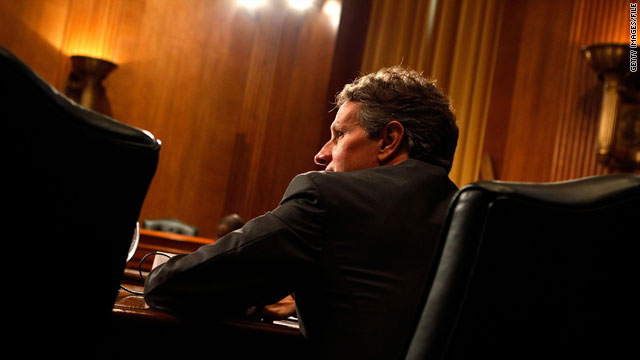 U.S. Treasury Secretary Timothy Geithner testifies before the Senate Finance Committee on Capitol Hill in June.