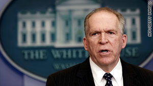 John Brennan, Obama's chief counterterrorism adviser, says Republicans are playing politics with terrorism.