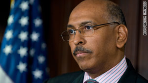 Republican National Committee chief Michael Steele condemns the document but won't discuss any disciplinary action.