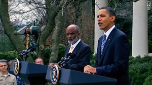 Obama pledges to continue Haiti aid, says situation \'remains dire\'