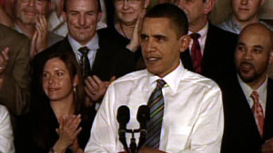 President Obama spoke about his health care plans Wednesday in Missouri.