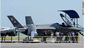 The cost of the F-35 aircraft has gone from $50 million a jet in 2001 to about $113 million.
