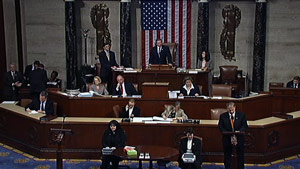 The House passed the bill in a 219-212 vote on Sunday.