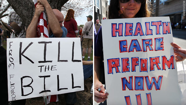 Reactions to passage of health care bill are passionate Reactions to passage of health care bill are passionate