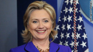 Secretary of State Hillary Clinton heads to Canada on Monday.