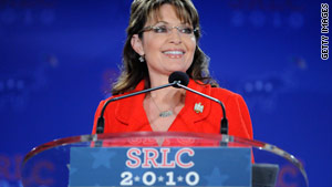 Former Alaska Gov. Sarah Palin delivers a speech focusing on energy policy.