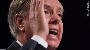 Sen. Lindsey Graham is the only Republican who has been working with the White House on the climate issue.