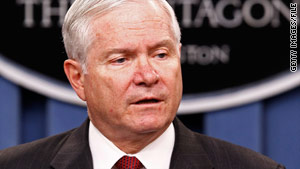 Defense Secretary Robert Gates says premature action on "don't ask, don't tell" would send the wrong message.