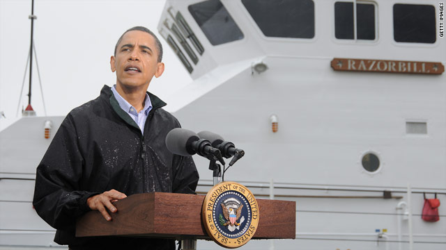 President Obama has faced criticism over his administration's response to the Gulf oil spill.