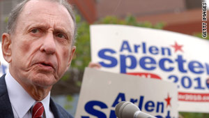 Sen. Arlen Specter lost his primary battle even though he had President Obama's backing.