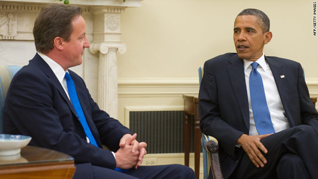 President Obama hosts British Prime Minister David Cameron in the Oval Office at the White House on Tuesday.