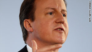 David Cameron is in the United States on his first visit as Britain's leader.