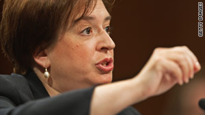 Solicitor General Elena Kagan on Thursday was confirmed by the U.S. Senate by a vote of 63-37.