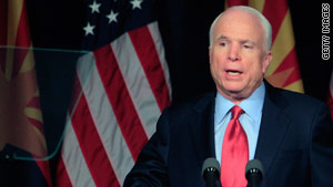 Sen. John McCain says he'd "love for the president to come and visit the border."
