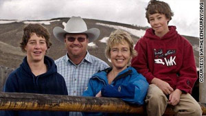 State Representative Kathleen Curry, pictured with her family, was a lifelong Democrat who ditched her party.