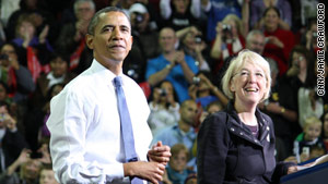President Obama campaigned for Democrats during a four-day trip out West.