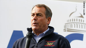 Rep. John Boehner will become speaker if Republicans take over the House in Tuesday's election.