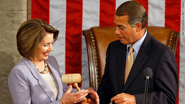 House Speaker Nancy Pelosi is set to give the gavel to House GOP leader John Boehner in January after the lame-duck session.
