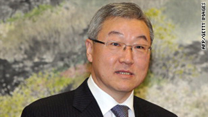 South Korean Foreign Minister Kim Sung-hwan.