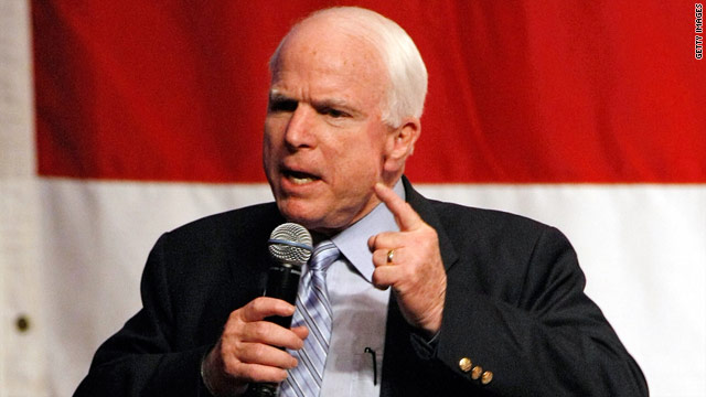 Sen. John McCain, R-Arizona, got a cartoon-like criticism.