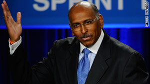 RNC chairman Michael Steele is hosting a private conference call Monday.