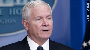 Defense Secretary Robert Gates is essentially telling gays and lesbians serving in the military not to come out yet.