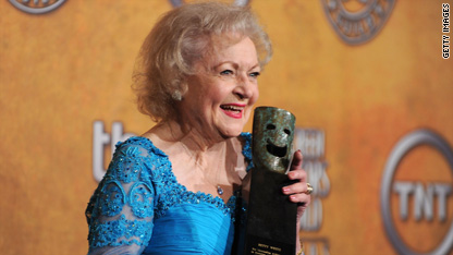 Cool Betty White is red-hot at 88