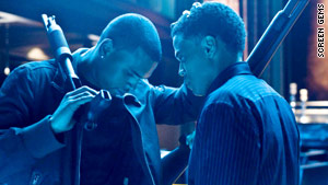Chris Brown and Michael Ealy co...