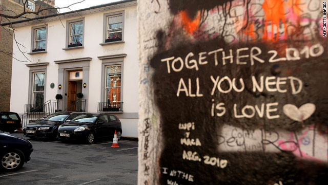 Abbey Road Studios are a Mecca for music fans who daub its walls with graffiti tributes to their favorite artists.