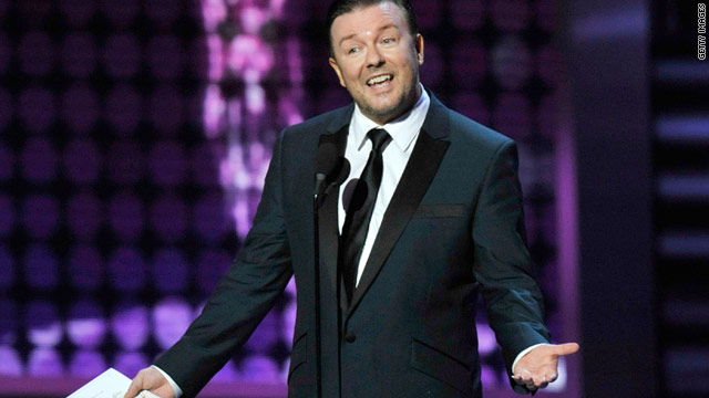 Ricky Gervais is definitely one of the reasons the Golden Globes tops the Oscars.