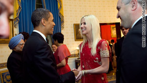 Michaele and Tareq Salahi met President Obama, although the White House says they were not invited.