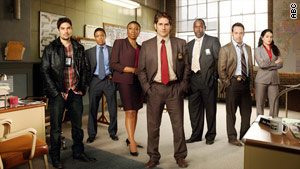 Michael Imperioli, center, heads the cast of "Detroit 1-8-7."