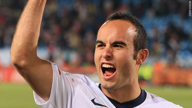 Landon Donovan says the U.S. soccer team is "still proud of what we accomplished" despite its elimination from the World Cup.
