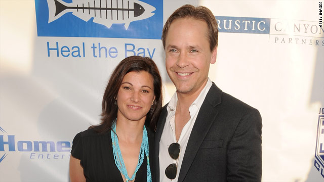 chad lowe. Chad Lowe and Kim Painter pose