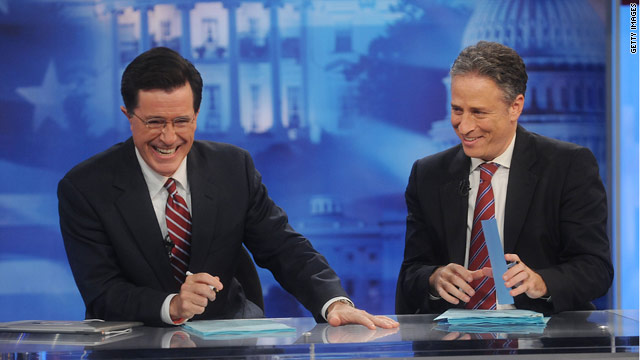 Stewart says his Rally to Restore Sanity and Colbert's March to Keep Fear Alive aren't countering Beck's Restoring Honor event.