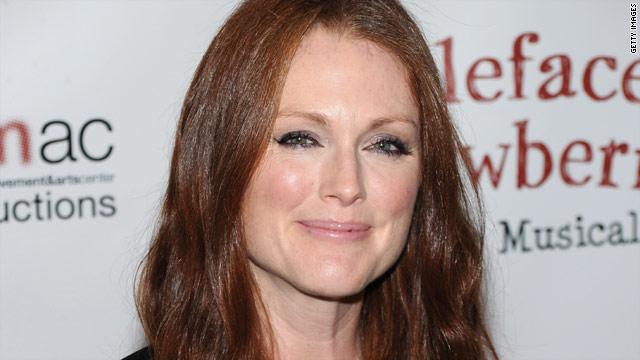 Julianne Moore attends "Freckleface Strawberry The Musical," a show based on her children's books.