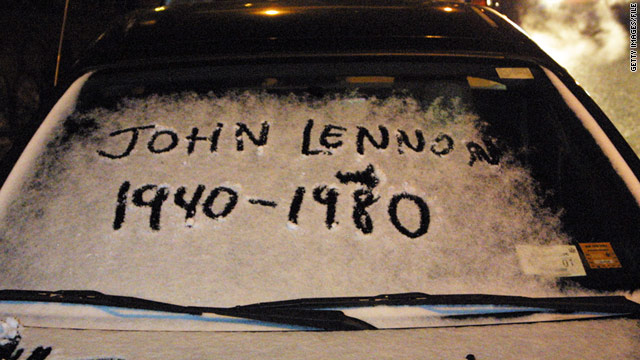 Music legend John Lennon was shot and killed on the night of December 8, 1980.