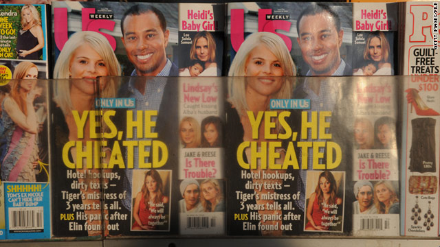 Tales of celebrity infidelity were plastered all over the news in 2010.