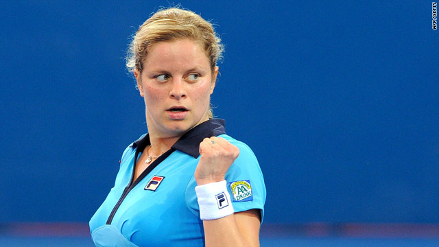 Clijsters began the New Year with a convincing straight sets win in Brisbane.