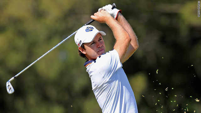 South African Richard Sterne is one of five players to share the lead after the opening of the Africa Open.