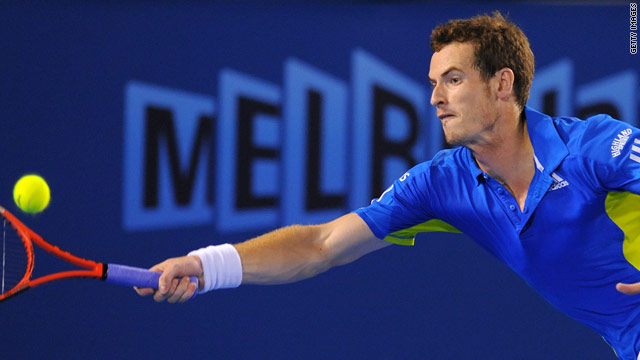 Andy Murray was in dominant form as he cruised into the second round of the Australian Open in Melbourne.